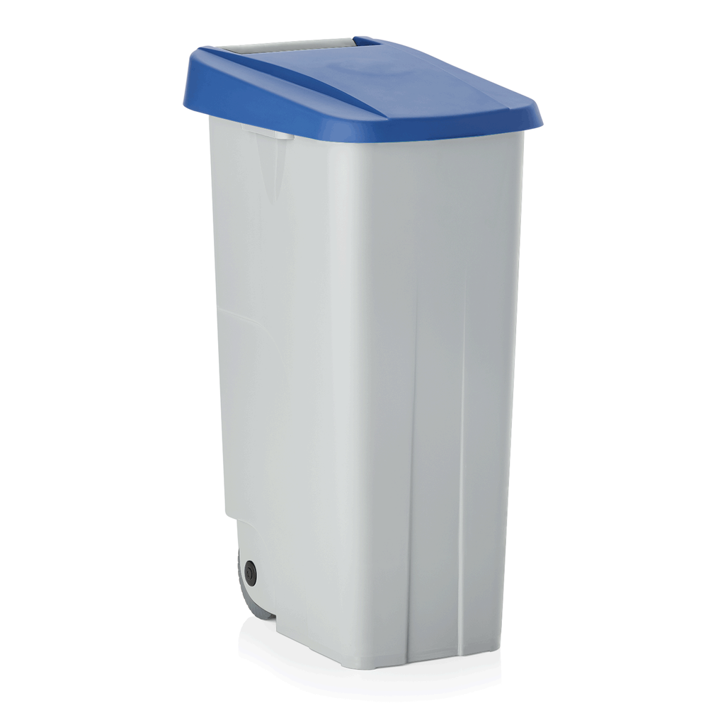Abfallbehälter aus Polypropylen mit Blauen Deckel